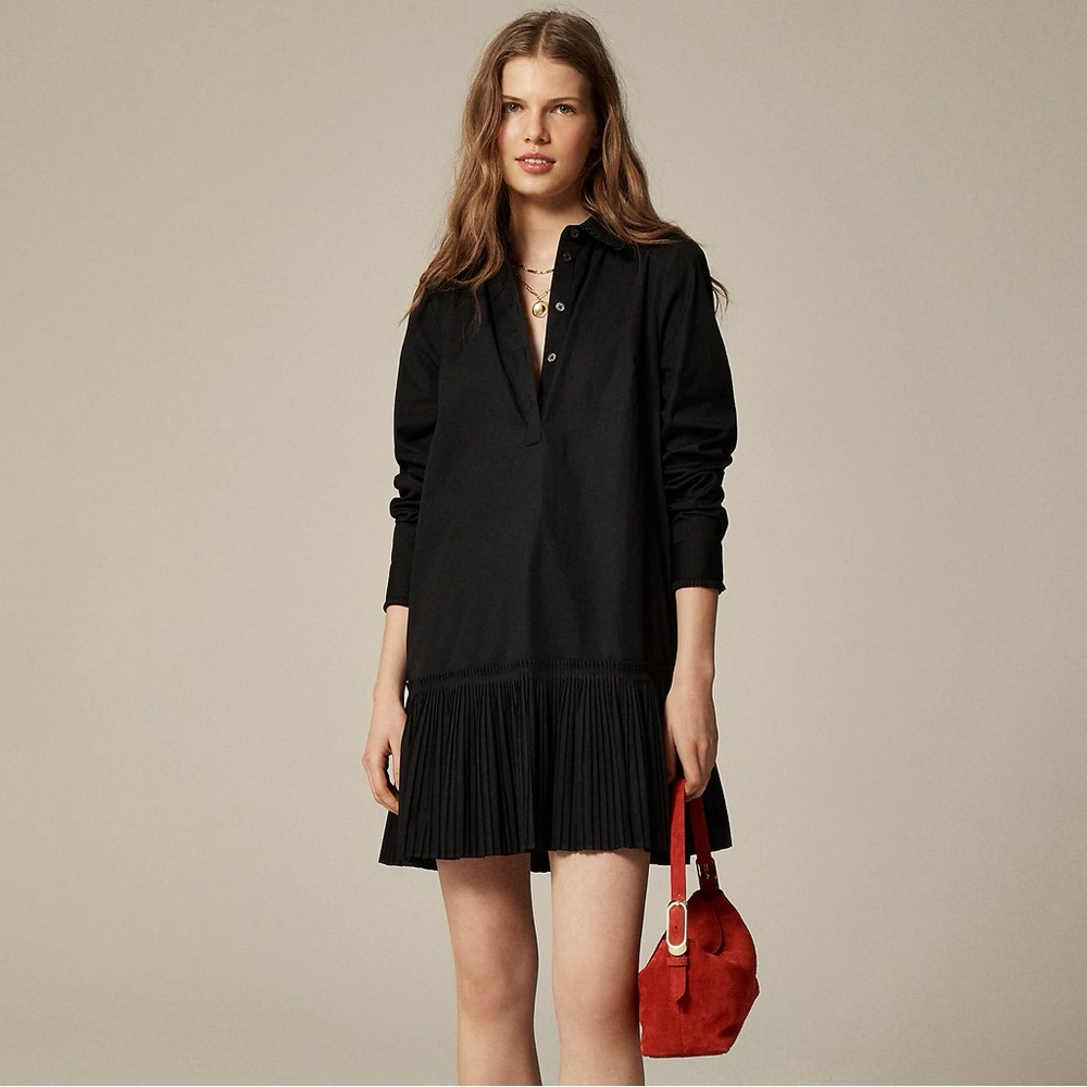 Amelia long-sleeve shirt-dress